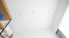 Masturbating babe Maya Lis fucks and sucks you off in POV
