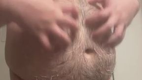 Lotioning up my belly