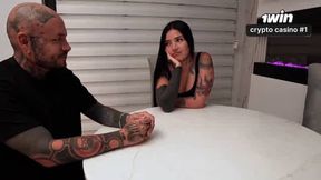 Karen Sleent takes control of her niece's boyfriend and supplies a riding blow with thick chisel - stunning XXX!