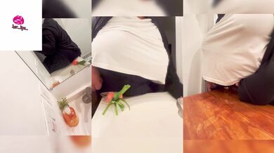 Her Easter Egg Got Stuffed by the Big Carrot Cake