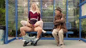 Riley Star's Blonde Petite Charm in an Outdoor Wild Affair
