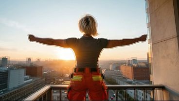 BEAUTIFUL BLONDE FIREFIGHTER GETS FUCKED AT THE STATION BY HER CAPTAIN- PORN IN SPANISH-AI PORN