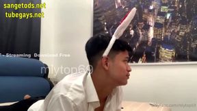 sissy oriental malay father hun fuc hot sexy thin twin