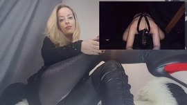 Boot licking worship slavery