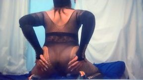 Big Huge Facial Destroys Latina's Face Raw Semen Overload