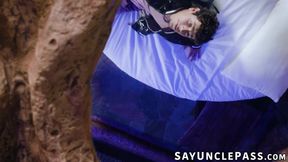 Horny twink Kaleb Stryker wants some huge dick in his tight ass