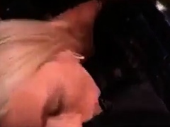 Public cock sucking at a concert