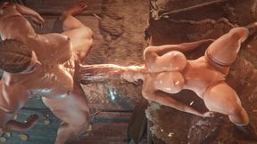 Monster Cock Destroying Lara Croft Mouth And Pussy (3D AdultGame)
