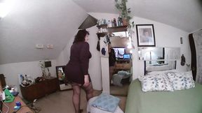 V584 Curvy Redhead Snowflake Dawnskye's Insatiable Thirst for Shawns Ebony Tool Captured POV Style
