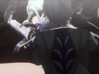 Dottore x Pantalone - Genshin Impact Queer Animation R34