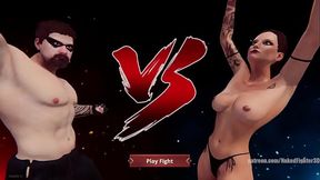 Lord Jerle VS Stana Katic (Naked Fighter 3D)