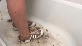 Cleaning the Banana Split Off My Sneakers