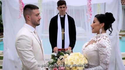 Cheating Bride Fucks The Priest On Her Wedding Day M4r14n4 M4rt1x Mariana Martix