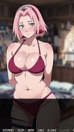 Naruto Fucks All His Favorite Hentai Sluts Hinata, Sakura, Ino - Naruto 3D Porn Game Part 01