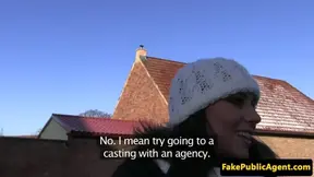 Bigtitted euro pickedup before cockriding