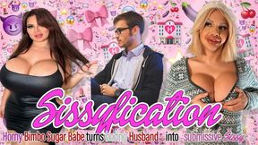 Jessy Bunny: SISSYFICATION: Horny Bimbo turns Husband into submissive Sissy