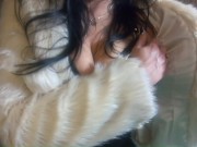 Preview- MilfyCalla- Face fuck while wearing white fur coat and ugg boots 208