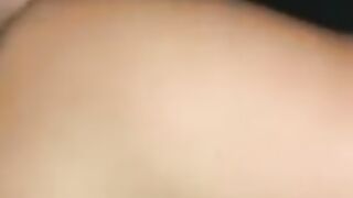 Shot his massive load after watching SlutGF barebacked ebony