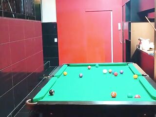 Playing pool in a motel with a hawt shemale from the south.