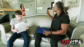 College advisor finds himself balls-deep in a naughty stepmom while her