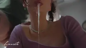 Homemade Girlfriend Blowjob  Sloppy Face Fucking And Cum In Throat - Amateur Lanreta