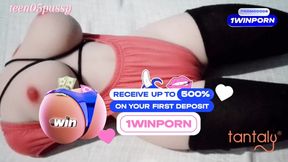Asian babe with big boobs gives hot lesbian sex with squirting