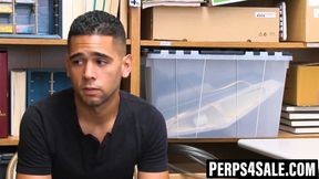Latino thiefs ass ruined by officers battering ram