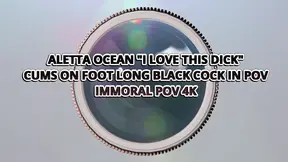 Busty MILF Aletta Ocean loves long black cock