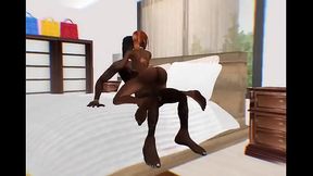 Fucking my ginger wife after she just woke up