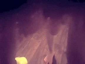 Dirty Ginger Bitch Goes Dancing on High Heels After Sex Party