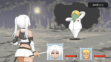 Elf adventurer stuffed thick in Handyman Fantasy hentai game