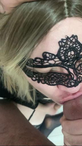 Cum in the dirty mouth of the Russian sissy whore, Victoria Tverskaya.