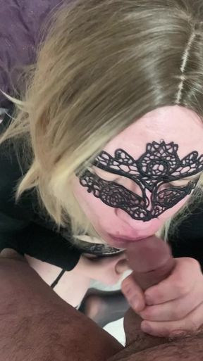 Cum in the dirty mouth of the Russian sissy whore, Victoria Tverskaya.