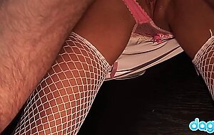 Dagfs, busty natasha marley sucks and fucks on a pool table