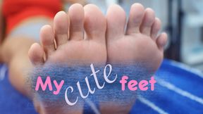 Showing my cute feet and toes