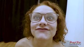 Kinky Ginger Luna Parish GIves A BJ And Gets Her Wet Twat Pounded!