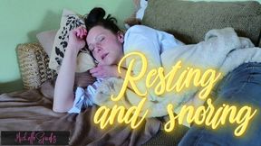 Resting and snoring
