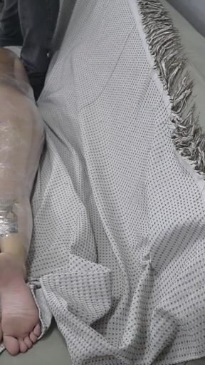 Mummifying Akemi with Plastic Wrap, Tickling and Domination!