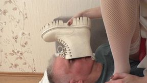 Boot fetish treatment performed by young depraved nurse, vf3178x 1080p