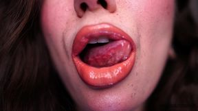 drool collector, smoking nude lips