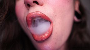 drool collector, smoking nude lips