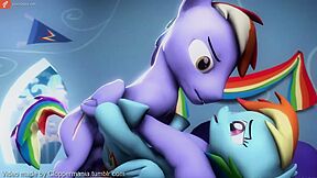 Young Horses From The Cartoon And Their Hot Sex