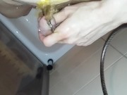 ich beim Pissen 2