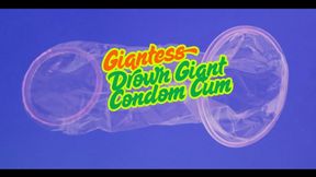 Tiny Perish In Giants BBC Condom Cum Sex