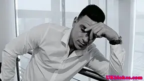 Uk Stud Spitroasted By Hunks In Threesome