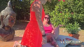 duo lesbien torride avec maureen : strap-ons, double gode et squirting intense