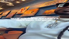 Petite brunette gets pounded at the restaurant