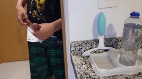 Patr&atilde_o me comeu na cozinha
