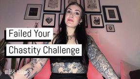 Failed Your Chastity Challenge