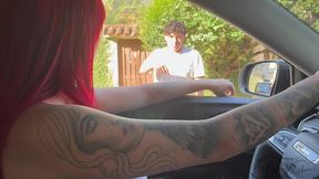 dando um role de carro encontrei um gringo perdido no rio de janeiro, dei uma ajuda e a minha buceta para ele foder muito e o safado gozou dentro